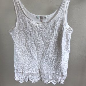 Lacy tank top